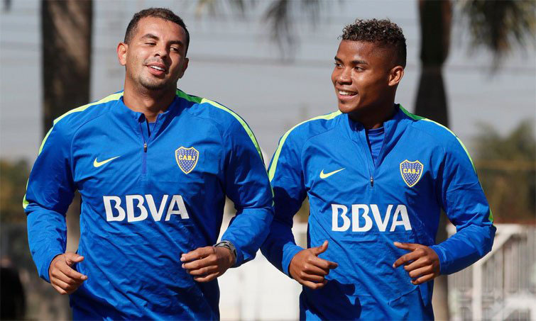Cardona y Barrios con una causa judicial, regresarán al plantel de Boca