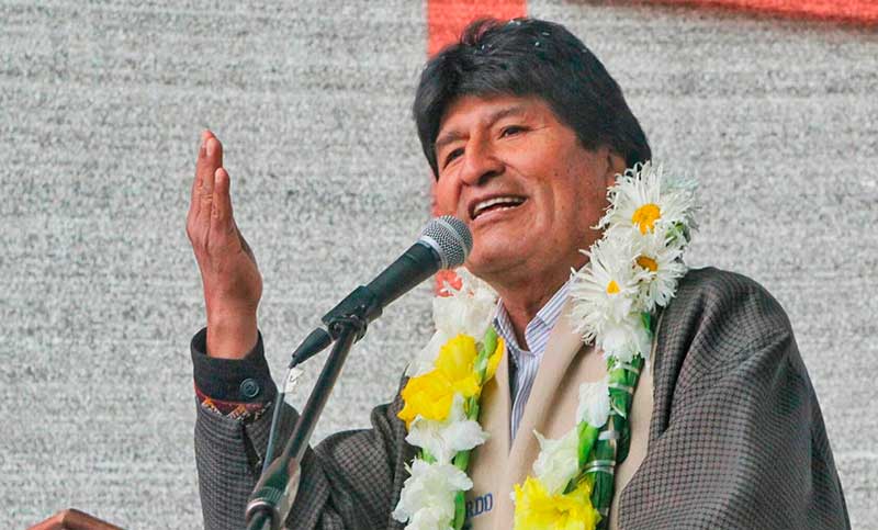 «La oligarquía chilena vive del contrabando», aseguró Evo Morales