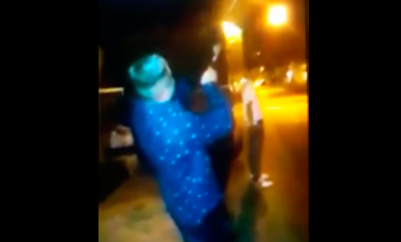 Celebrando Año Nuevo a los tiros en prisión domiciliaria