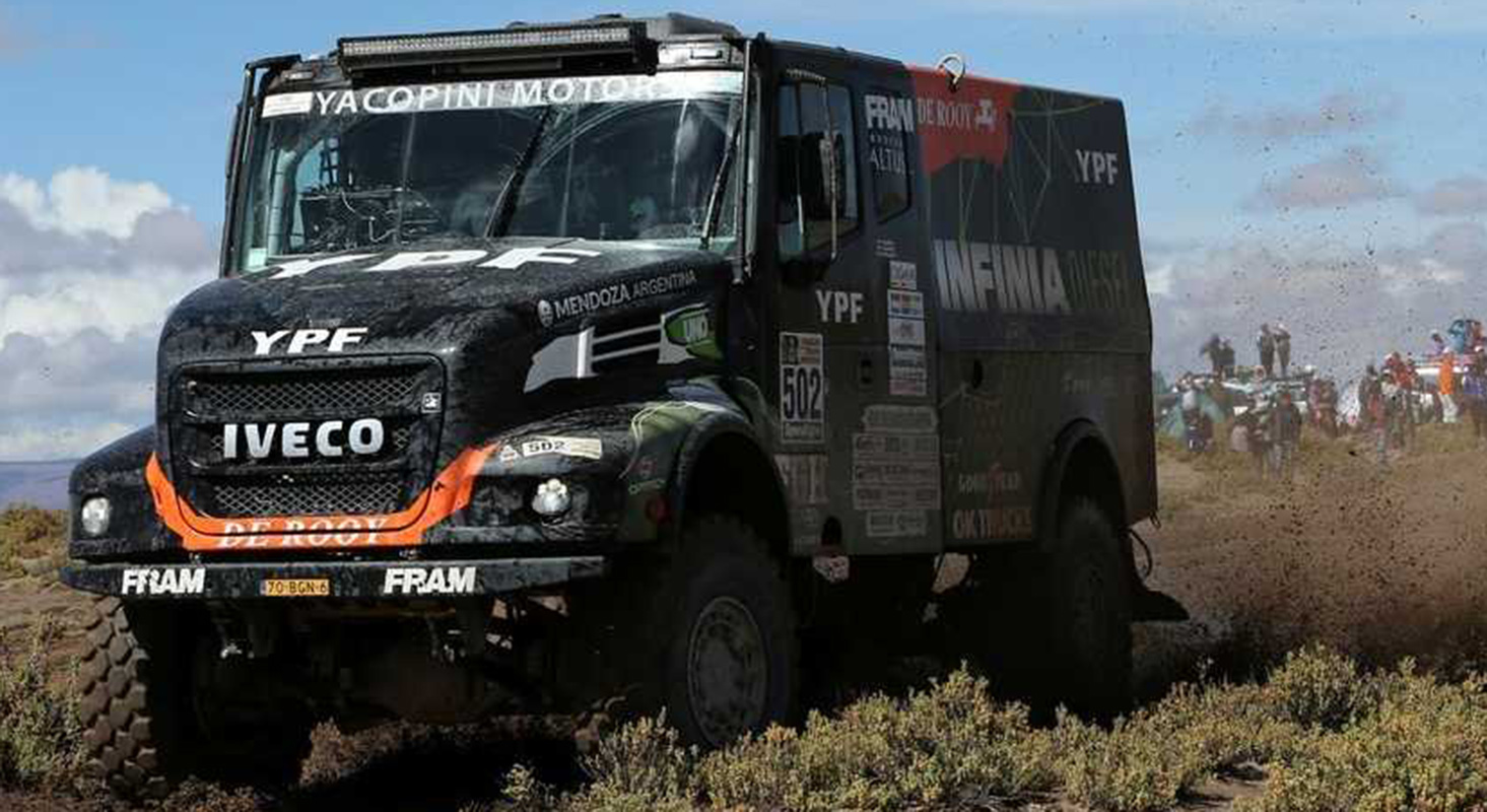 Villagra venía puntero pero debió abandonar por problemas mecánicos