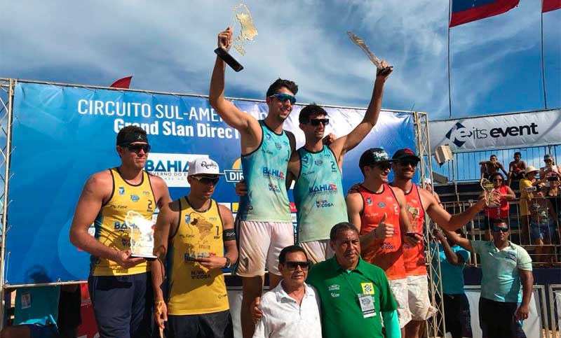 El rosarino Capogrosso gritó campeón de beach vóley en Brasil