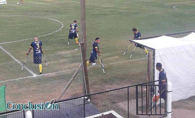 Brasil goleó a Uruguay en la segunda jornada del sudamericano de fútbol de amputados