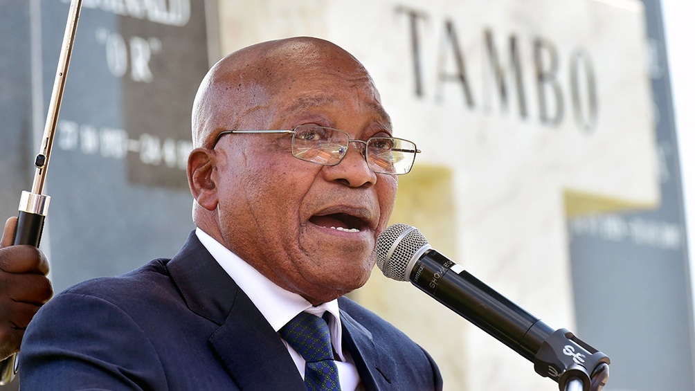 El partido de Zuma le exige oficialmente que renuncie como presidente de Sudáfrica