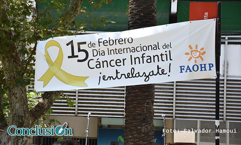 La solidaridad llegó a plaza Pringles: jornada de lucha contra el cáncer infantil