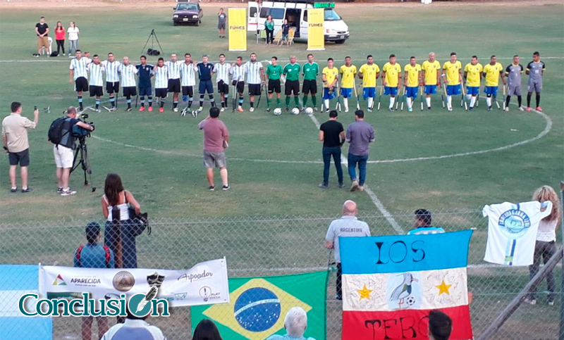 Argentina cayó con Brasil en la previa de la final del Sudamericano de fútbol de amputados
