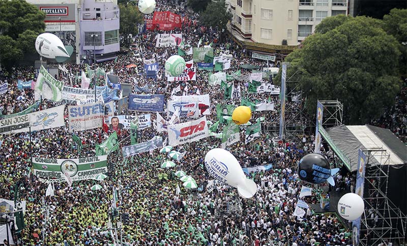 Sisca, Grabois y Micheli hablaron de lo que dejó la marcha contra el Gobierno