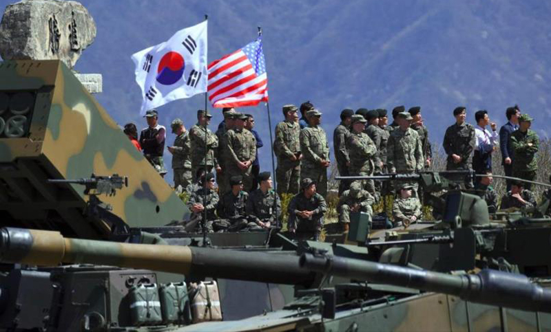 Corea del Sur sigue realizando maniobras militares junto a Estados Unidos