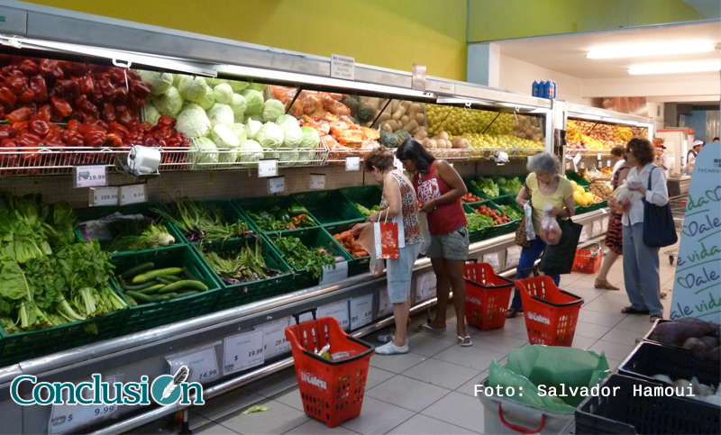 Diferencia entre precio de origen y góndola de alimentos agropecuarios creció 1,8% en febrero