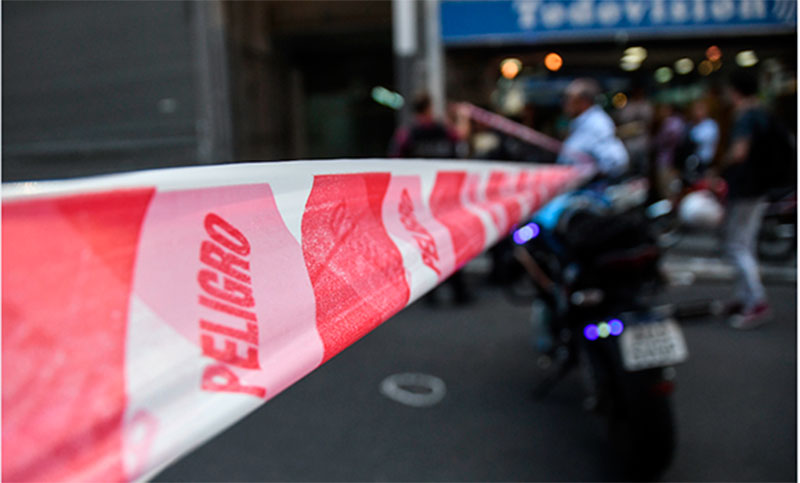Tres heridos por un violento tiroteo en pleno centro porteño