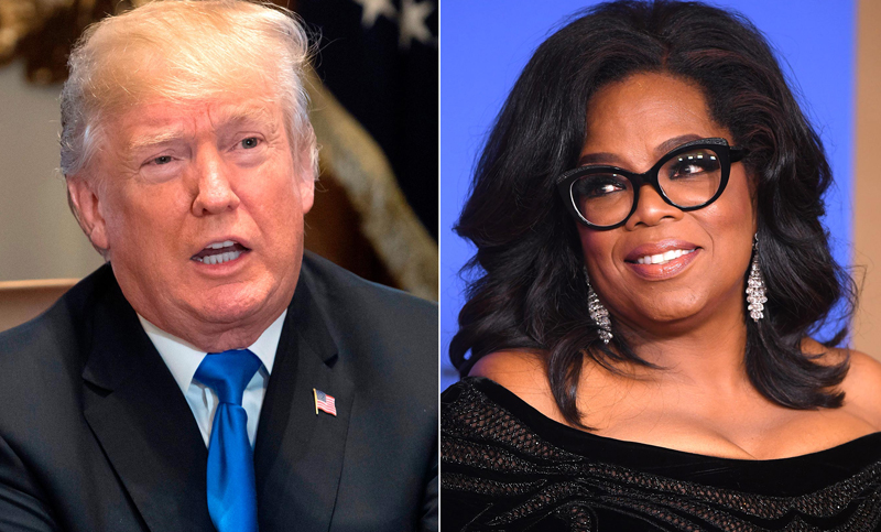 Trump anima a Oprah para competir por la Oficina Oval