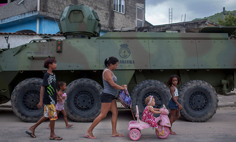 Nueva intervención del ejército en una favela de Río de Janeiro