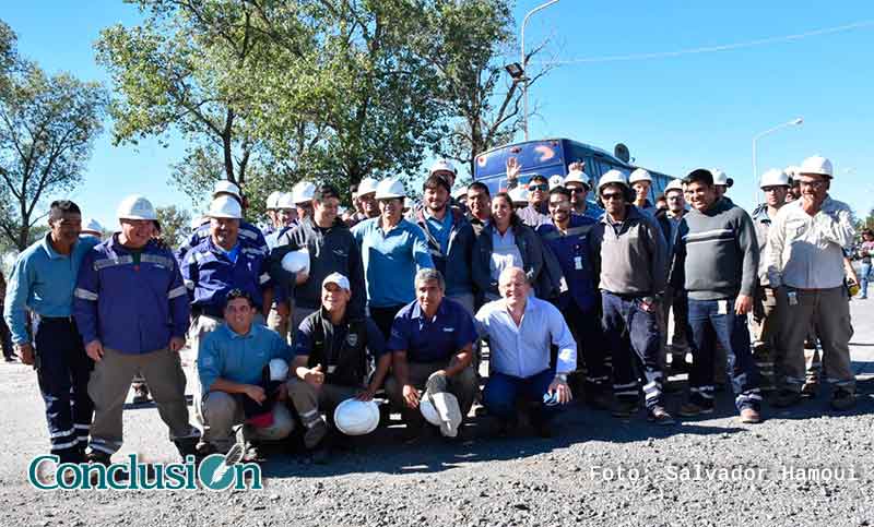 Trabajadores de Cargill recibieron la visita y el apoyo de Contigiani