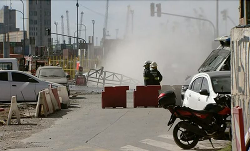 Alarma por un importante escape de gas en Retiro