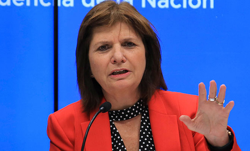 Patricia Bullrich defendió el accionar del policía que mató a un nene en Tucumán