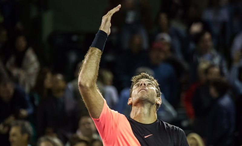 Del Potro venció a Nishikori y está en los octavos del Masters 1000