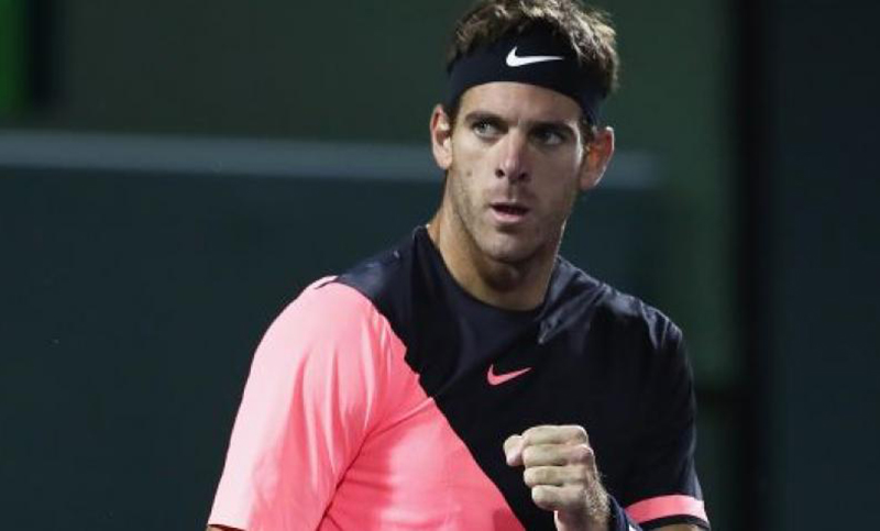 Del Potro va en busca del Masters de Miami ante Isner
