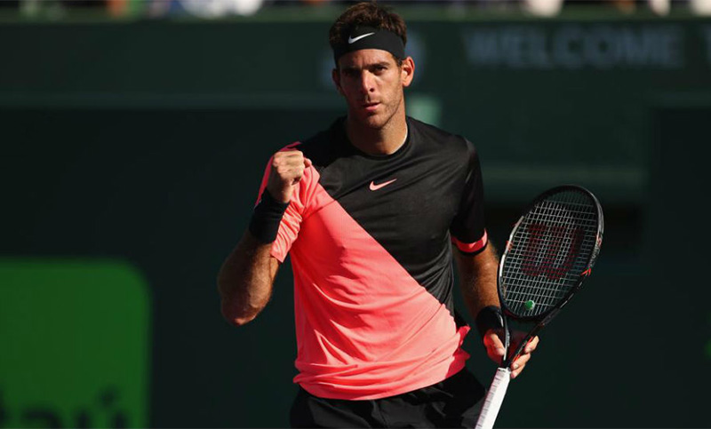 Imparable: Del Potro ganó un partidazo y está en semifinales de Miami