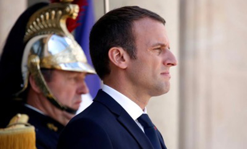 La política exterior del presidente de Francia Emmanuel Macron