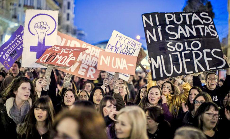 España: La huelga de mujeres paralizó el país