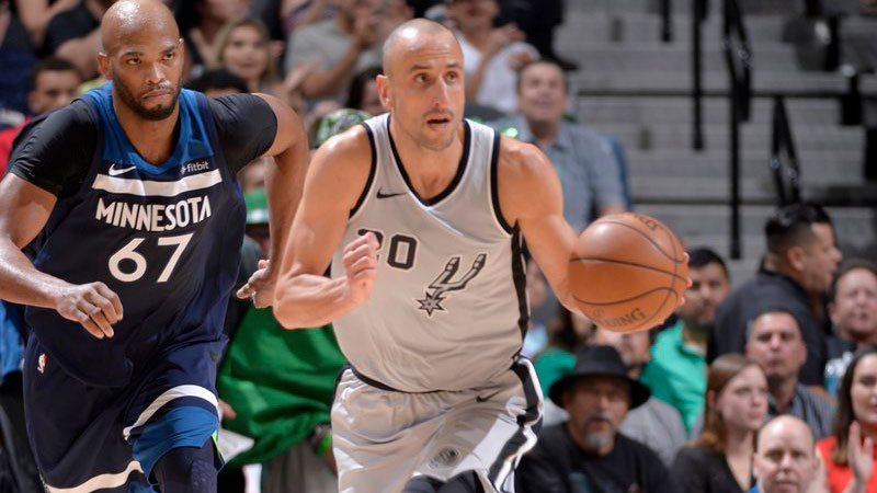 Los Spurs de Ginóbili se juegan la clasificación a playoffs