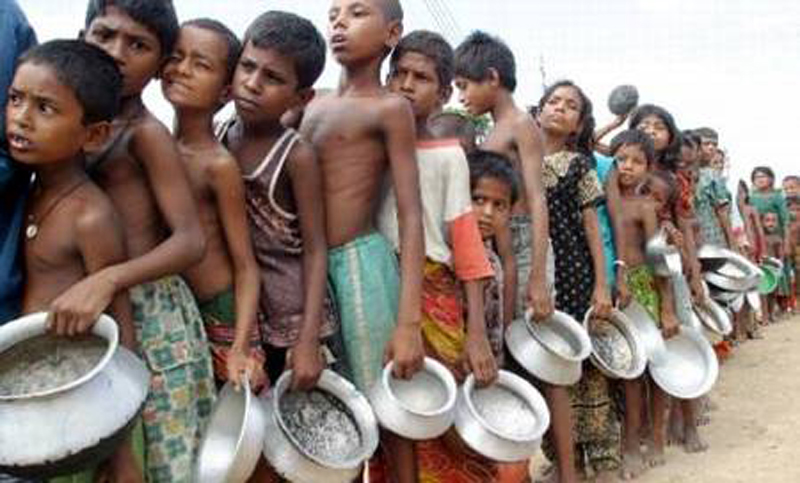 Millones de personas sufren hambre debido a guerras y catástrofes naturales