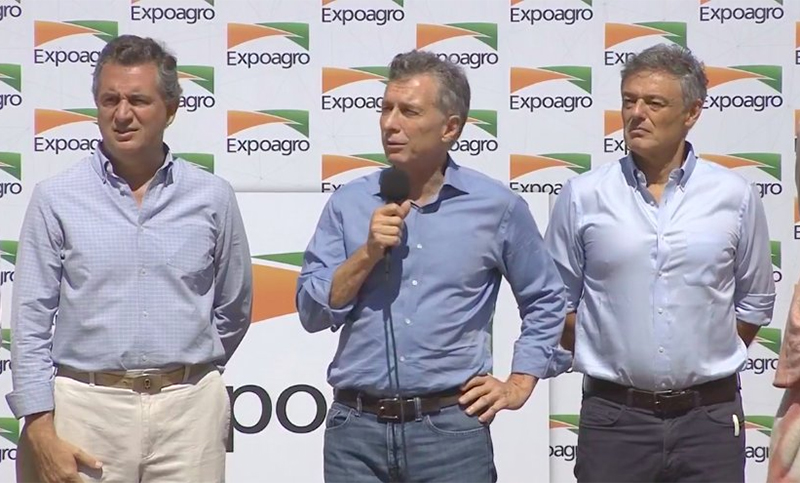Con anuncios para el campo, Mauricio Macri dejó inaugurada la Expoagro