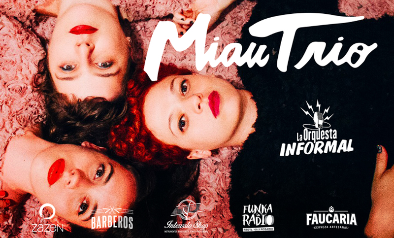 Las Miau Trío y La Orquesta Informal hacen sonar el sábado en Estación Montevideo