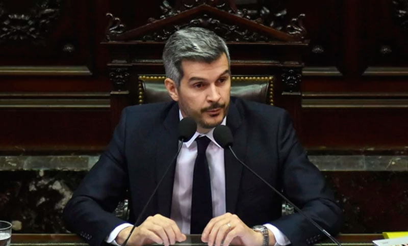Marcos Peña concurrió al Congreso para ofrecer su tercer informe de gestión