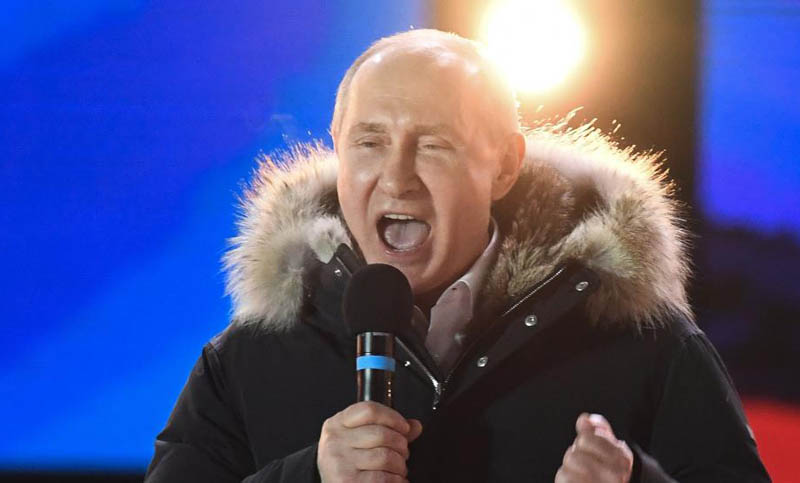 Putin comienza el lunes su cuarto mandato presidencial