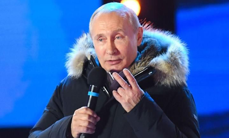 Putin logra una victoria aplastante en las presidenciales rusas