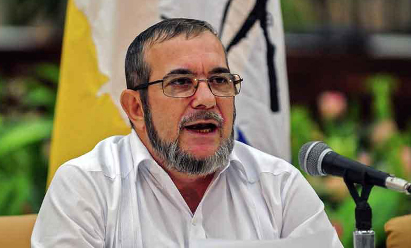 Internaron al candidato presidencial de las FARC