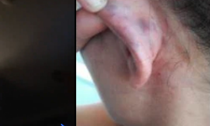 Repudiable: una joven fue golpeada reiteradas veces por un hombre; logró filmarlo