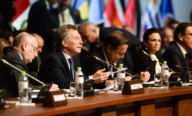 Macri se alinea con Trump