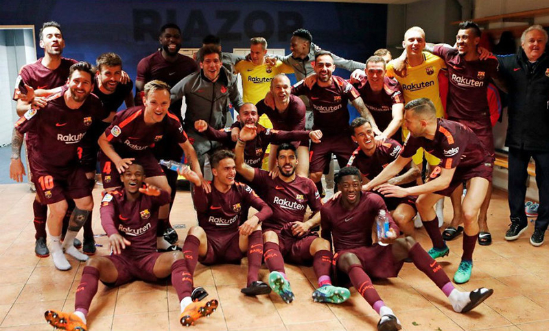 Barcelona se consagró campeón con un Messi iluminado