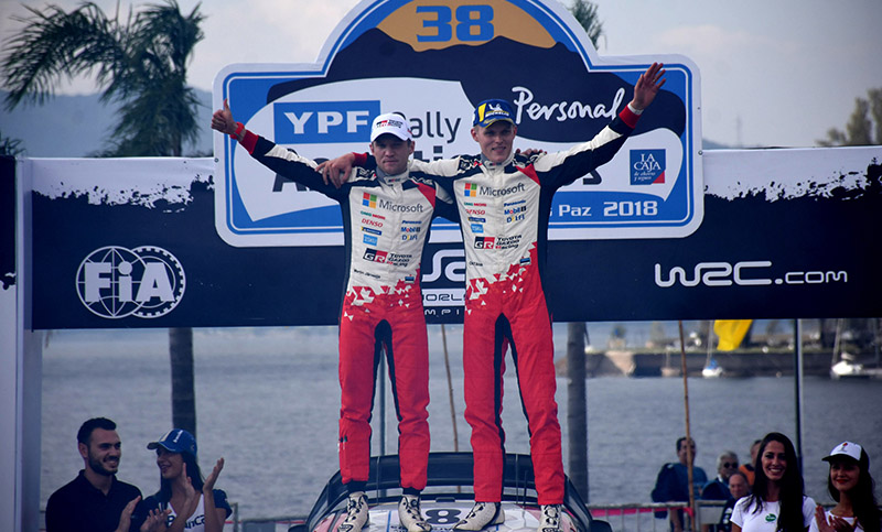 El estonio Ott Tänak se quedó con el Rally de Argentina