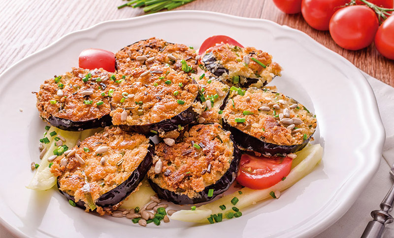 Berenjenas rellenas de carne al horno