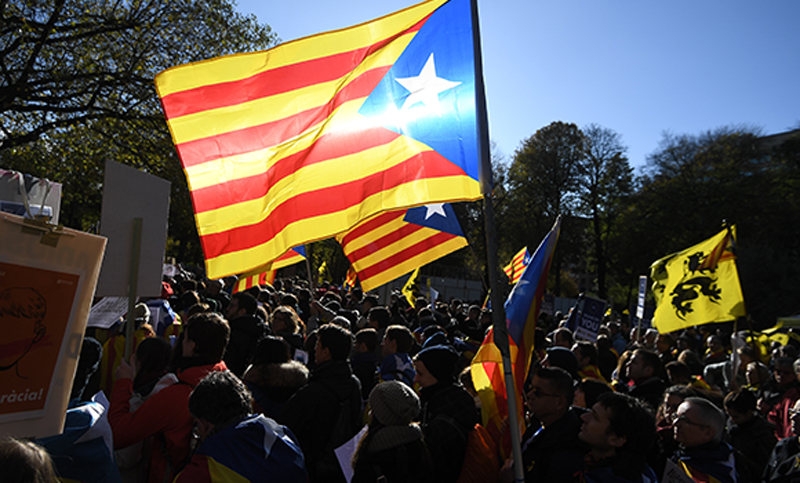 Fuerte operativo de seguridad en Cataluña por las crecientes protestas