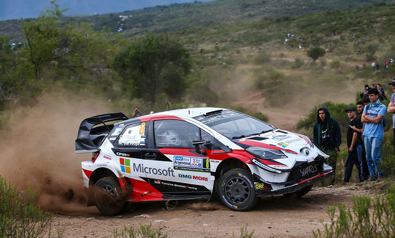 El estonio Tanak picó en punta en el Rally Mundial de Córdoba