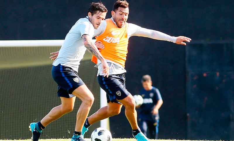Tevez y Gago se entrenaron a la par de sus compañeros: ¿vuelven contra Newell’s?
