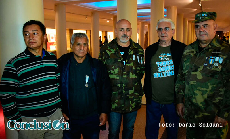 Homenaje a los Ex combatientes de Malvinas.