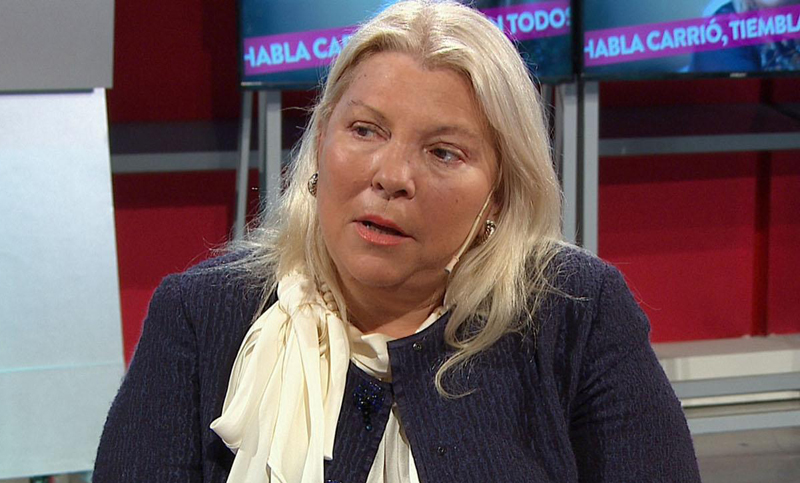 Carrió volverá a pedir juicio político a Lorenzetti