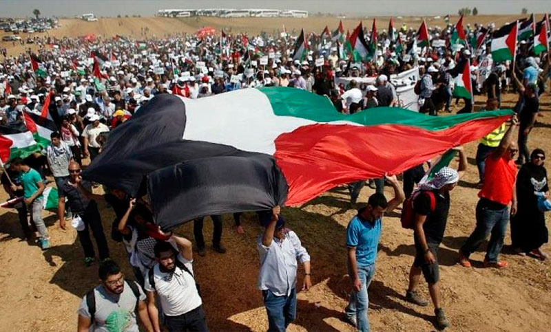 Un muerto y 223 heridos en el tercer viernes de «la gran marcha del retorno palestino»