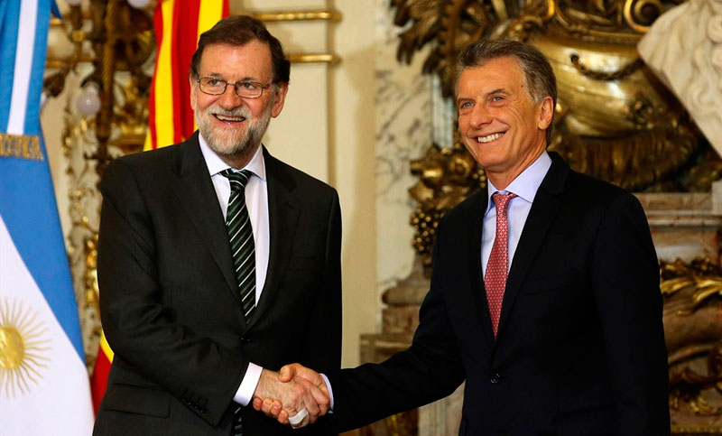 Rajoy a Macri: «Los primeros dos años de su gobierno han sido asombrosos»