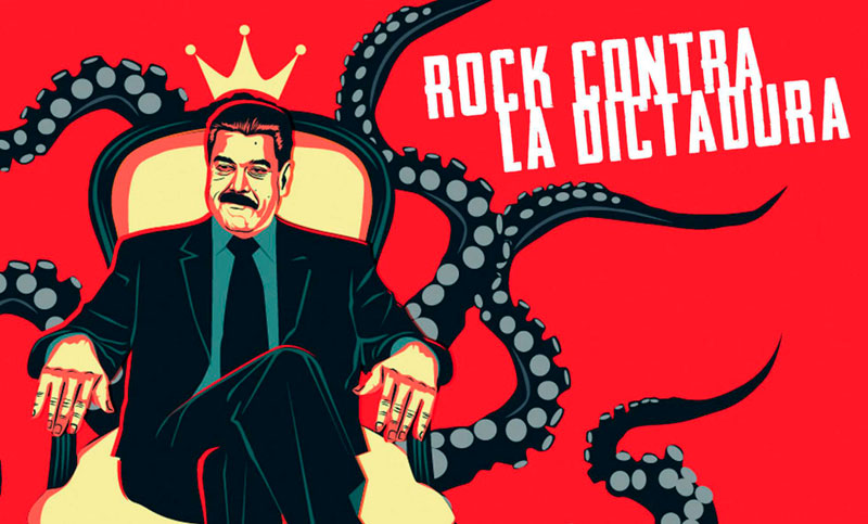Maduro inspira un disco de rock contra las dictaduras