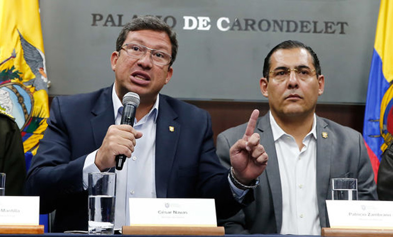 Ecuador confirma el secuestro de otras dos personas en la frontera con Colombia