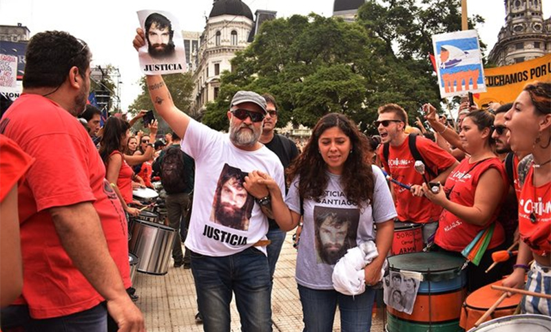 A 8 meses de su desaparición, se realizó una marcha por Santiago Maldonado