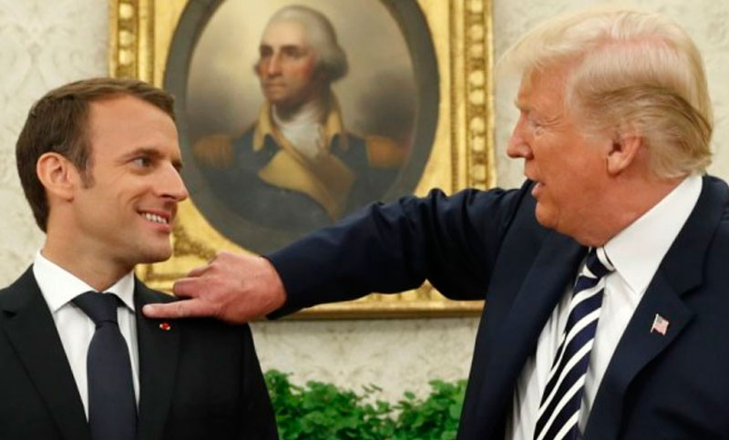 Trump y Macron defienden un nuevo acuerdo con Irán sobre «política nuclear»