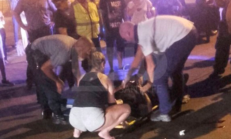 Para escapar de un control atropelló a un policía y lo arrastró dos cuadras