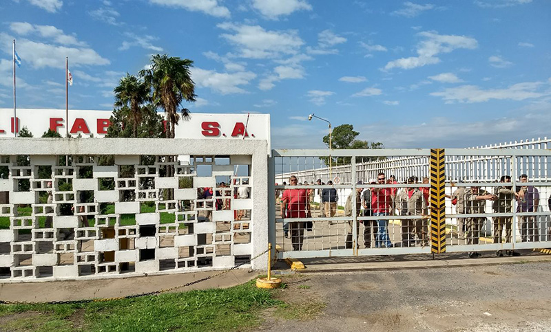 Trabajadores de Vassalli tomaron la fábrica por tiempo indeterminado