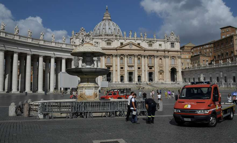 Evacuaron las inmediaciones del Vaticano por una amenaza de bomba